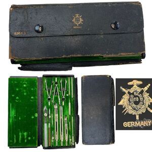 US Blue Chicago Co Richter Drafting set 838H.S.  (Made in Germany) Vintage